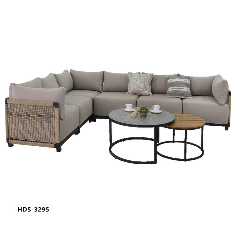 HDS-3295（8 pcs Alum Sofa Set)